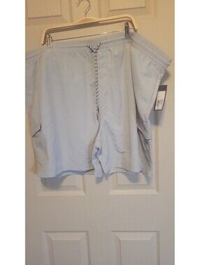 Original Use Light Gray 4XL Athletic Shorts with Drawstring Waist